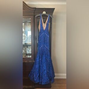 Jovani 59762 Sequin Embellished V Neck Prom Dresd